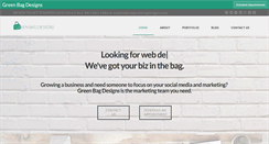 Desktop Screenshot of greenbagdesigns.com